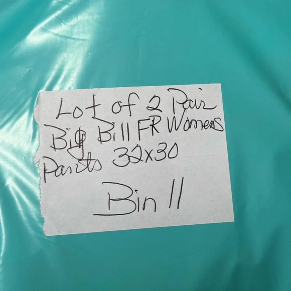 2 Pair Big Bill Work Pants Ultra Soft FR Trim Line Fit Pants For Women 32 X 30 - Picture 12 of 12